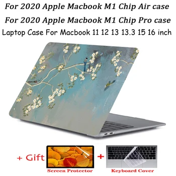 За Macbook Air Pro 11 12 13 15 16 Твърд калъф с принтом за macbook air 13 funda a2179 a1466 a2289 a2337 a2338 Калъф за лаптоп