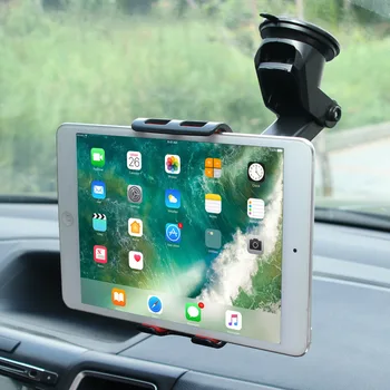Автомобилна стойка за таблет на Предното Стъкло с Въртене на 360 градуса, Поставка за табло, Планина за iPad 2 3 4 Air 2/1, Скоба за Мини-телефон за iPhone