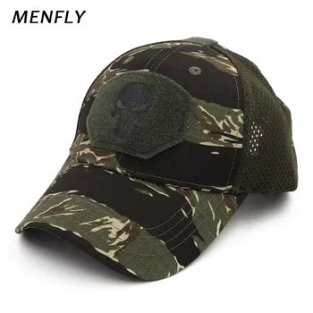 Камуфляжная военна тактическа шапка САЩ, ловно мъжка шапка, лятна бейзболна шапка на войник от армия ACU, туристическа спортна екипировка снайперист