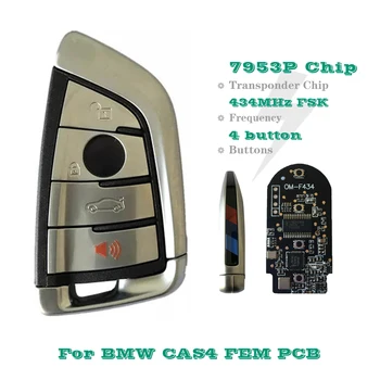 За BMW CAS4 МКЕ PCB (черен) Корейския пазар 434 Mhz PCF7953P Smart Remote Key CN006082