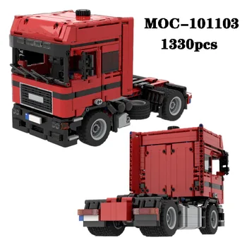 Класически MOC-101103 Камион F2000 V10 Пъзел Строителни Блокове 1330 бр. обучение на Възрастни Детски Образователни Строителни Блокчета Играчки Подаръци