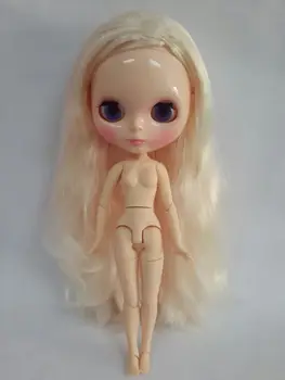 Безплатна доставка кукли Blyth с сочлененным тяло, руса коса