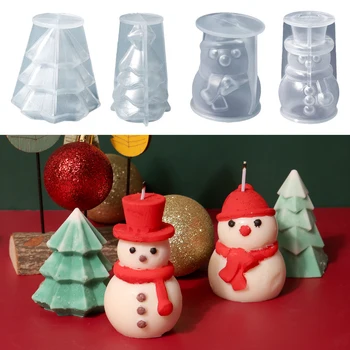 Коледа интериор, Производство на свещи, силиконови форми, снежни човеци със собствените си ръце, бор, ароматния сапун, форма от ароматния восък, украса за дома, подарък ръчна изработка