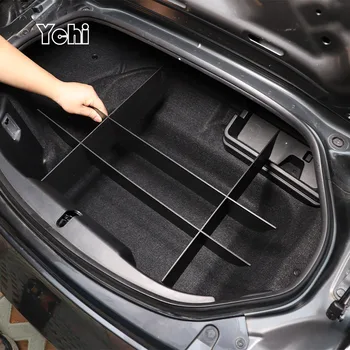 ABS черна преграда на багажника, органайзер, кутия за вторично съхранение, за Mazda MX-5 MX5 2016-2023, автомобилни аксесоари