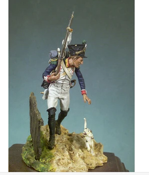 Модел фигури от смола в разглобено формата-Пехота Епохата на Наполеон 1/32 54 mm миниатюрни модела комплекти небоядисана