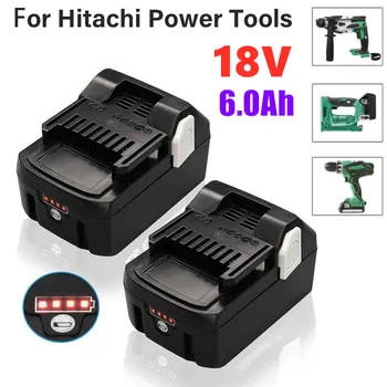Hohe Kapazität 6000mAh 18V Lithium-ерзац head Batterie für Hitachi Power Tools BSL1830 BSL1840 DSL18DSAL BSL1815X
