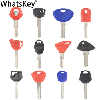WhatsKey Замени Неразрезанный ключ за мотоциклет с празни нож За Suzuki За Honda За Kawasaki За Ducati За Aprilia За BMW За Yamaha