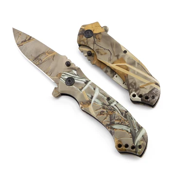 Сгъваем нож с острие швейцарски висококачествен походный ловен нож, тактически ножове за оцеляване, алуминиева дръжка, външни джоба ЕРП-ножове