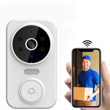Безжична WiFi интелигентна камера за видеодомофон инфрачервено нощно виждане, дистанционно управление, двупосочен домофон, офис начало система за сигурност на Cam