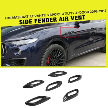 Апликации на капака на входящия въздух странично крило от въглеродни влакна за Maserati Леванте S Sport 4-врати 2016-2019