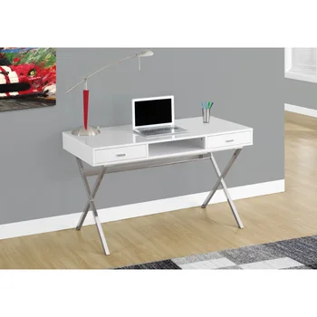Компютърна маса, домашен офис, лаптоп, кутии за съхранение, 48 