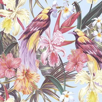 Стенни картини с тропически и екзотични цветя, тапети за дома