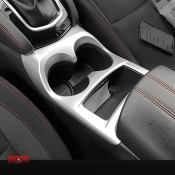За Nissan QASHQAI J11 2014-2019 2020 ABS Матиран/, изработени От въглеродни влакна Авто Предни чаша за вода Рамка на Кутията Апликации авто аксесоари за полагане на автомобили