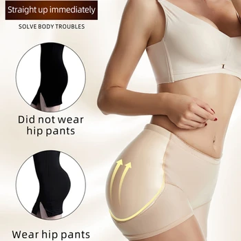Дамски бикини с подплата за увеличаване на размера на задните части, шейпър форма, дамско бельо, секси черно-бели летни панталони, дамски коригиращи фигура с ефект повдигащ, голям задник