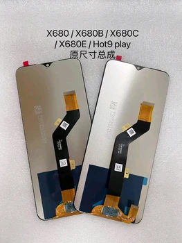 Нови Оригинални За Tecno Infinix X680E Hot9 Play Hot 9 Play Hot 9Play X680 X680B X680C LCD дисплей със сензорен екран В събирането на
