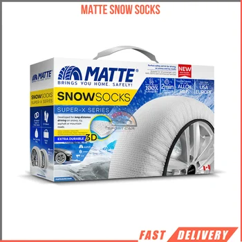 Мат зимни чорапи с вериги за сняг серия Safe Driving Super-X (текстил верига за сняг - за безопасно шофиране по покрити със сняг терени)