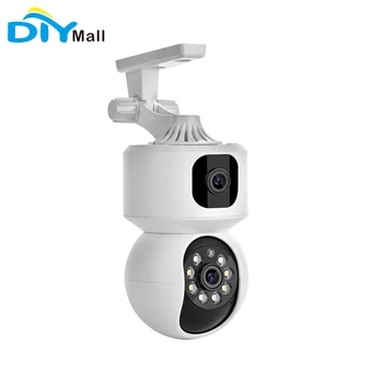 R11-20E PTZ камера 4MP WIFI монитор с две лещи Автоматично следене за нощно виждане Камера дома за сигурност Предупреждение за нашествието на
