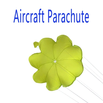 Чадър за емисии на модели на самолети с найлонови парашут от безпилотен въздухоплавателни средства с каишка за защита от засаждане на радиоуправляемого дрона на открито