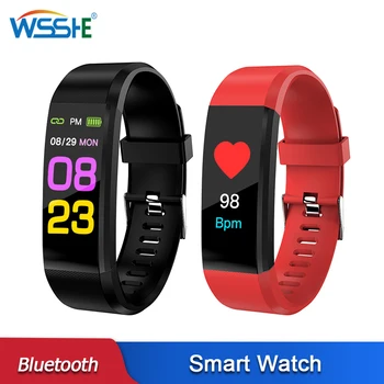 Bluetooth smart-часовници за мъже и жени, фитнес тракер, спортен електронна гривна, монитор на сърдечната честота, следи кръвното налягане, часовник със сензорен екран