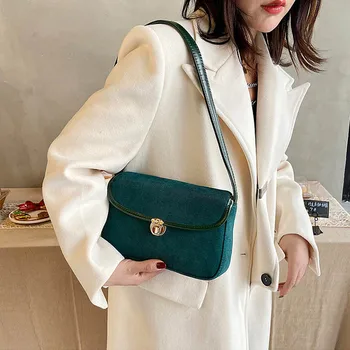 Модни чанти за през рамо, за подмишниците, дизайнерска дамска чанта, вельветовая малка квадратна чанта за подмишниците, ежедневни дамски чанти за ръце, клатч