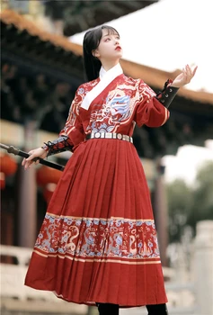 Традиционната рокля Ханьфу Мъжки костюм на династията Хан Чифт женски костюм династията Хан, Тан Древния костюм Дрехи фехтовач Cosplay