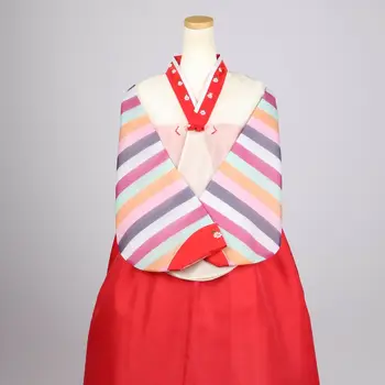 Комплект корейски традиционни рокли Ханбок, женски костюм M-размер на 5'6